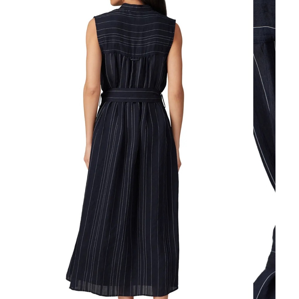 Vince drapey stripe shirtdress - Picture 2 of 12